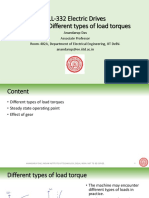 ELL-332 Electric Drives Lecture 3: Different Types of Load Torques