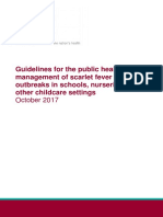 Guidelines For The Public Health Management of Scarlet Fever Outbreaks