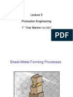 Sheet Metal Forming Processes