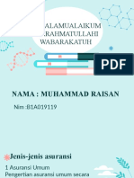Asuransi Muhammad Raisan B1a019119