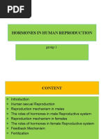 Hormones in Human Reproduction: Group 1