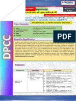 EXPERIENCIA DE APRENDIZAJE 02 - 1ERO Y 2DO - DESARROLLO PERSONAL CIUDADANIA Y CIVICA -2022