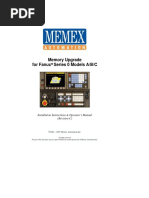 M100602D - Memex II Memory Upgrade For Fanuc 0 Manual