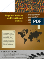 Linguistic Varieties and Multilingual Nations