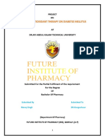 Effect of Antioxidant Therapy On Diabetes Mellitus