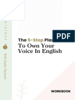 Masterclass Workbook The 5 Step Plan To Own Your Voice in English 1