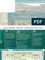 Prioritas Dana Desa 2022