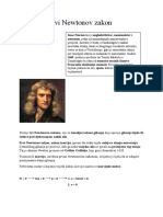 Prvi Newtonov Zakon - Klara Ančić, 1.d