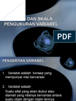 Pertemuan 3 (Variabel Dan Skala Pengukuran Variabel)