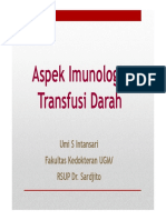 Aspekmimunologi - Transfusi Darah, 2014