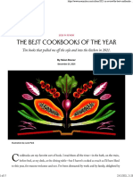 2021 New Yorker Best Cookbooks of The Year