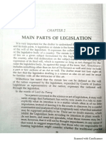 Main Parts of Legislation
