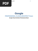 Professional Cloud Architect Practice Questions