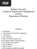 Wolkite University College of Natural and Computational Sciences Department of Biology