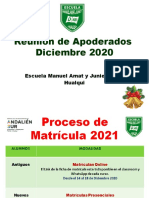 Reunión de Apoderados Dic 2020