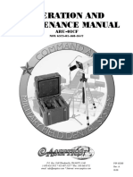 Aseptico ARU-01 Field Dental X-Ray - Maintenance Manual