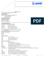 Mapegrout T80 - MSDS