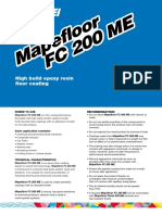 Mapefloor FC 200 ME: High Build Epoxy Resin Floor Coating