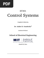 Unit 1, 2 Control - Systems - Notes