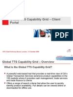 Global TTS Capability Grid - Client Portal: GTS Client Advisory Board, London, 1-2 October 2009