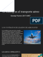 El Leasing en El Transporte Aéreo