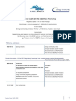 4 Trilateral CEER-ECRB-MEDREG Workshop