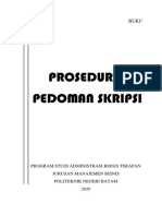 PRODI ABT - Buku Prosedur dan Pedoman Skripsi