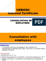 Nebosh National Certificate: Consultation With Employees