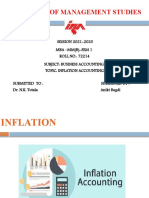 Ankit Bagdi (Sec.B) (72214) Business Accounting (Inflation Accounting)