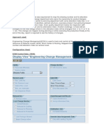 Map Drawing Numbers and Alteration Index in SAP PP Using ECM