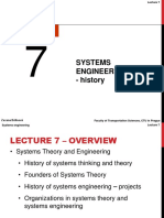 Systems Engineering History
