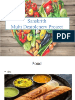 Sanskrith Multi Desiplenery Project: By:Mehri Aisha
