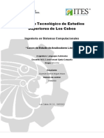 Analizadores léxicos: comparativa entre FLEX, JAVACC, LEX/YACC