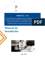 VERIFICA HC Excel Avanzado Manual Instalacion