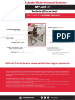 Actuator Kit Technical Datasheet for Network Fire Systems