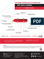 NFF-1500-H MODEL: Fm-200 Fire Supression System Unit