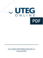 Mo Medu Epist - Educacion Doc SYLLABUS