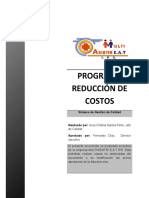 Programa Reduccion de Costos