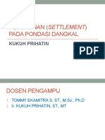 Pertemuan 4 - Penurunan (Settlement)