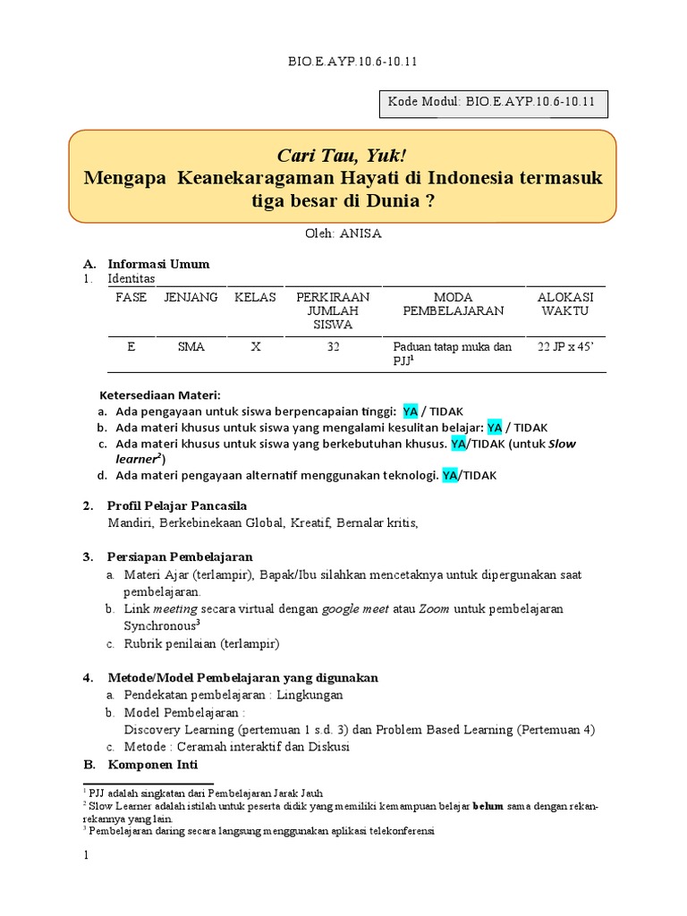 Keanekaragaman Hayati Indonesia | PDF