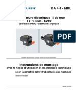 Instructions de Montage - E50 - E210 - FR