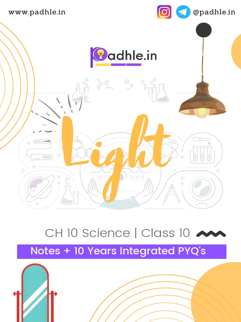 Class 10th Light Reflection Refraction Integrated Pyqs Pdf