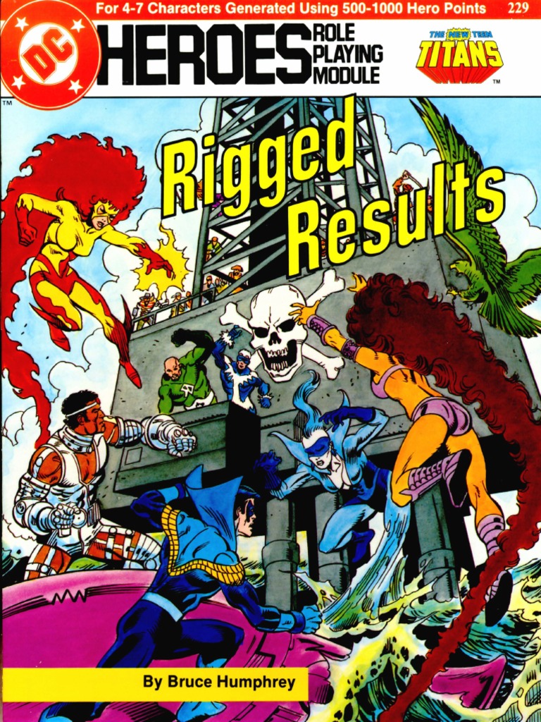 DC Heroes 1st Edition - MFG229 - Rigged Results | PDF