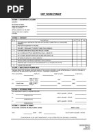 FM 11 Hot Work Permit