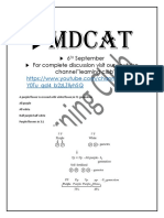 MDCAT Discussion and Practice Questions