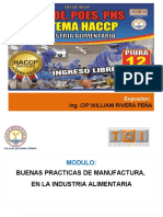 BPM, HACCP, Domingo 12 Marzo