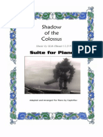 1330 Captnflavs Transcriptions Piano Solo Sheet Music Shadow Colossus Suite Piano