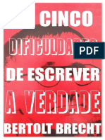 As cinco dificuldades de escrever a verdade (Brecht, Bertolt) (z-lib.org)