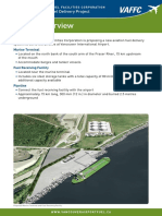 Project Overview: Marine Terminal - Fuel Receiving Facility - Pipeline