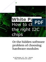 White Paper - How To Choose The Right I2C Chips. or The Hidden Software Problem of Choosing Hardware Modules